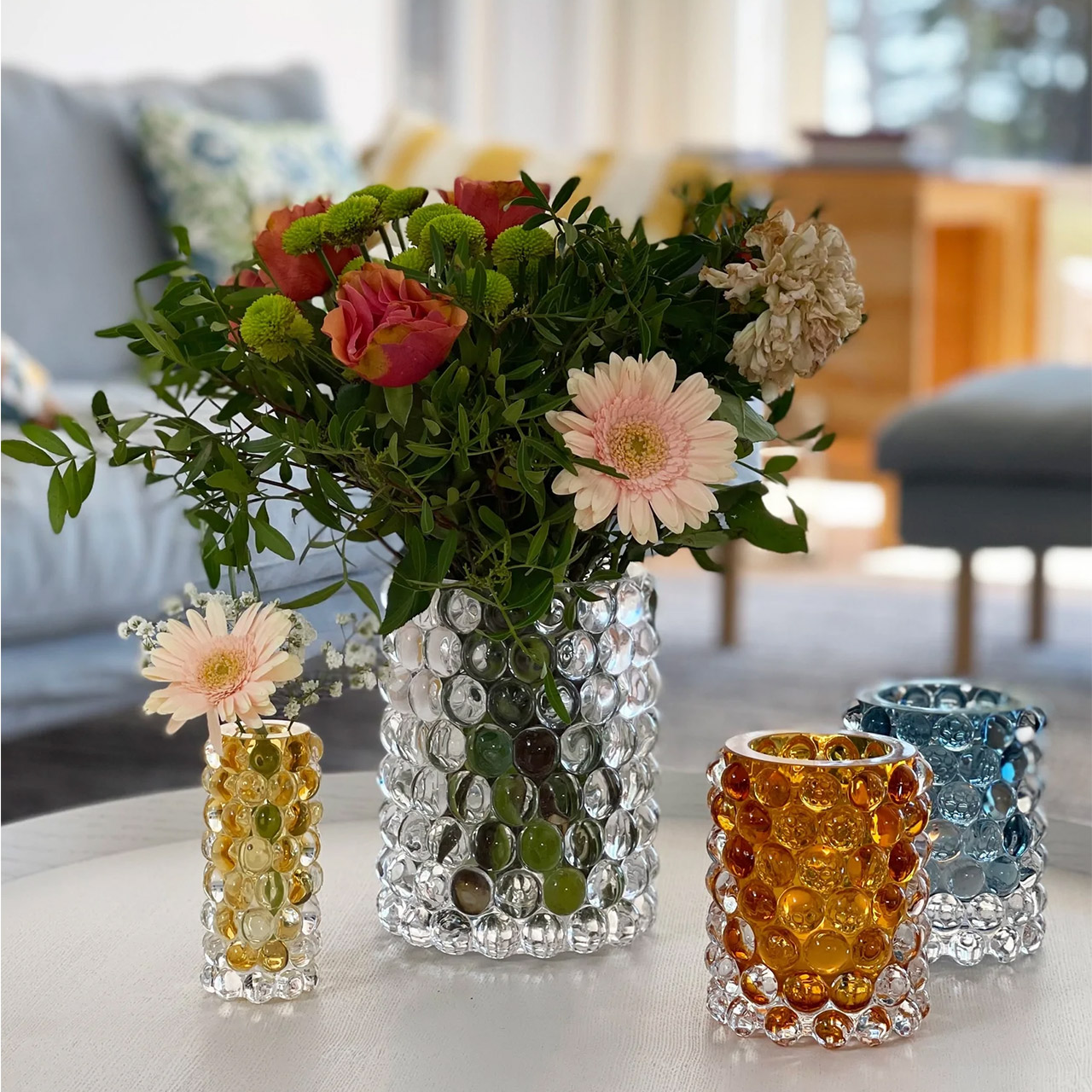 Vase 11 cm bernstein