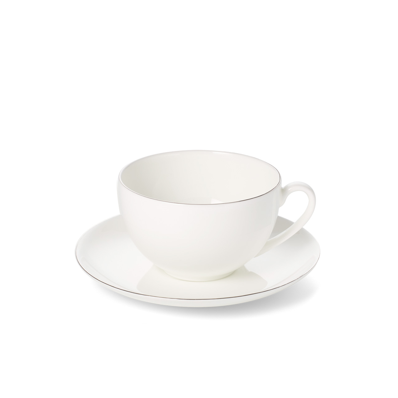 Coffee cup with saucer round 0.25 l, Untertasse, Tasse