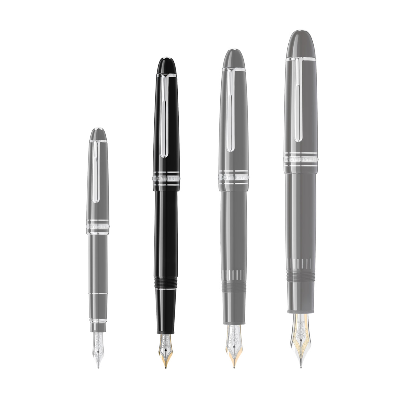 Fountain Pen Classique M 145 platin plated, Stift, Füllfederhalter