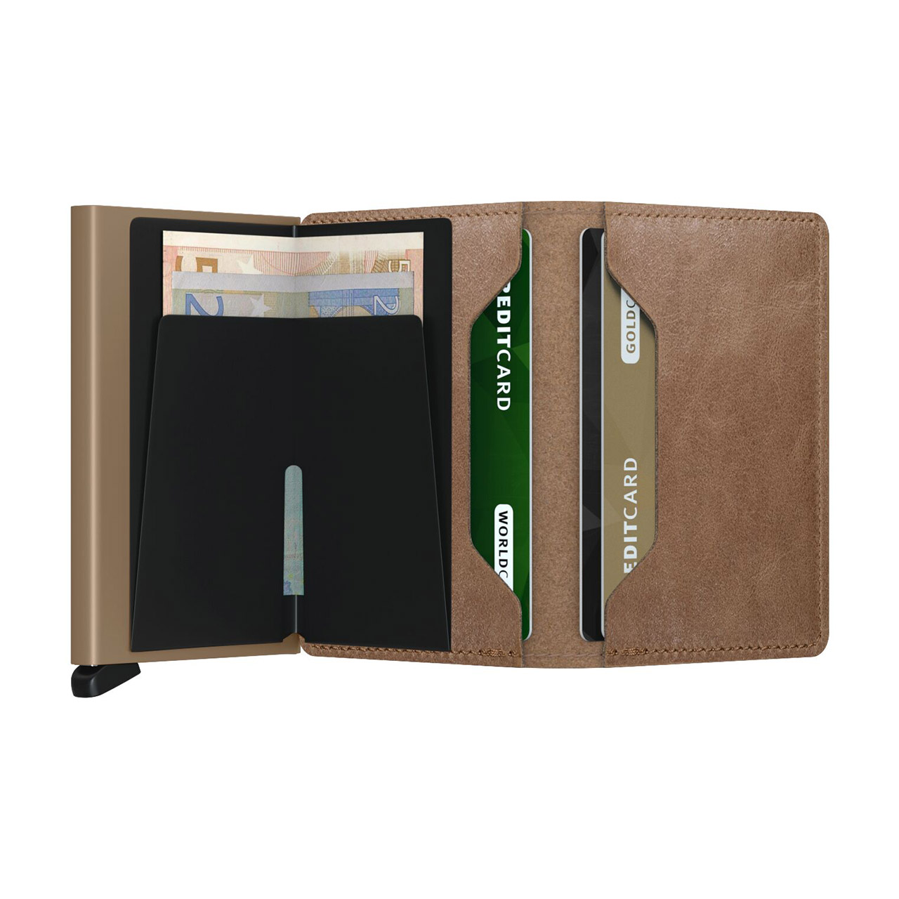 Slimwallet Vintage taupe, Zubehor