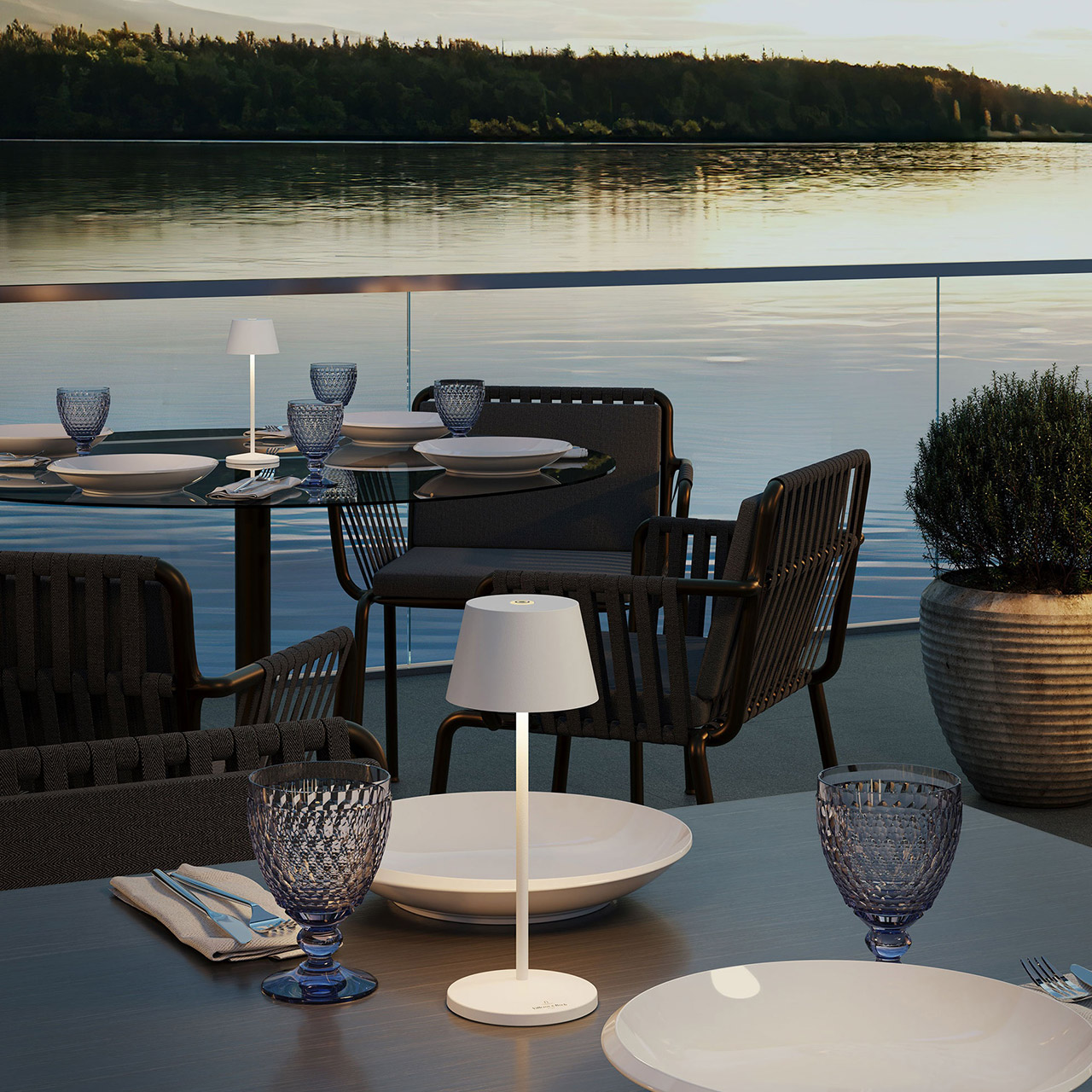 Table lamp LED 20 cm dimmable white, Natur, Im Freien, Szenerie, Tabelle, Pflanze