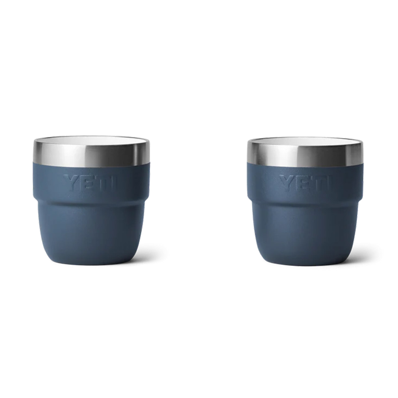 Stackable cups 0.12 l  navy 2 pieces 