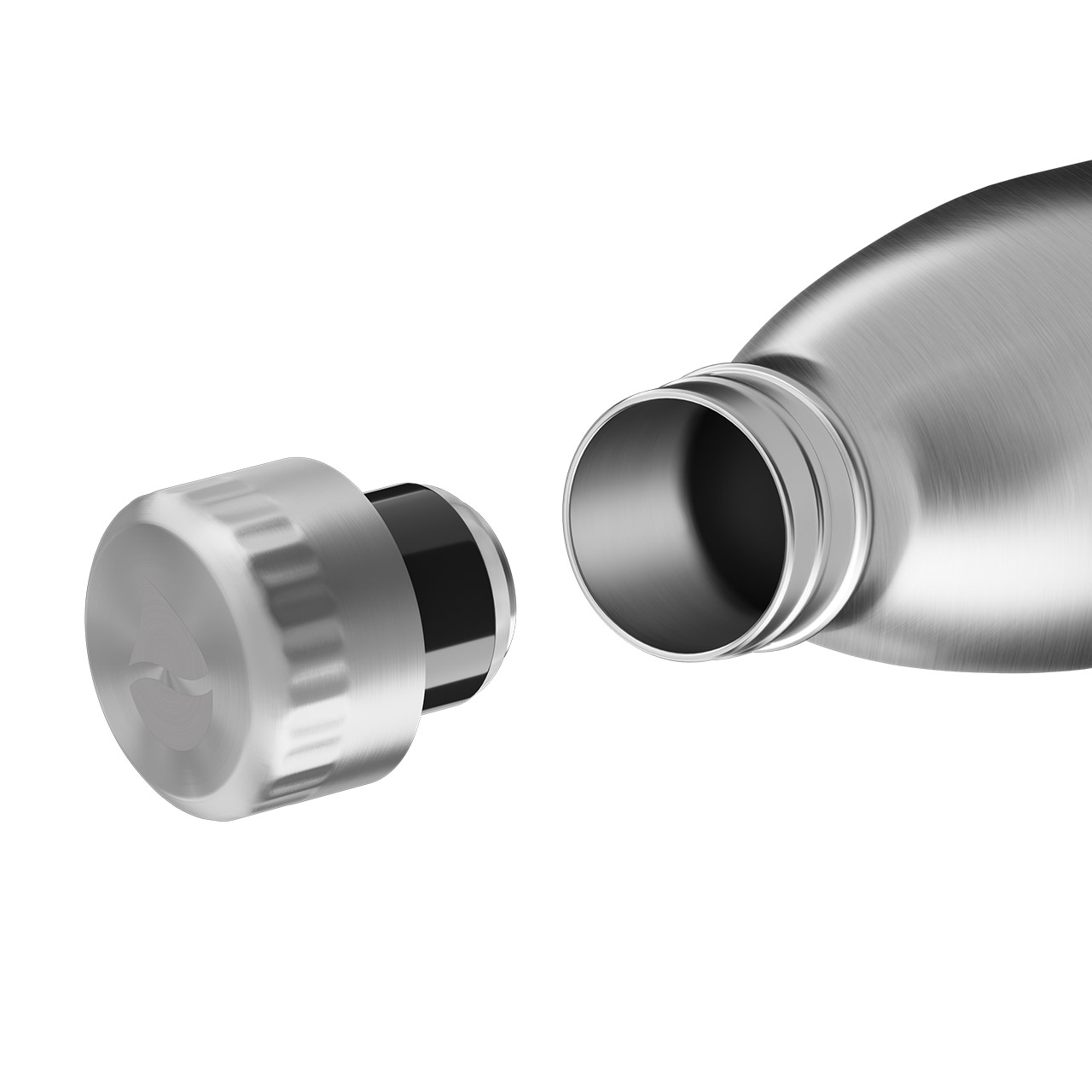 Insolation bottle 0.50 l stainless steel, Flasche