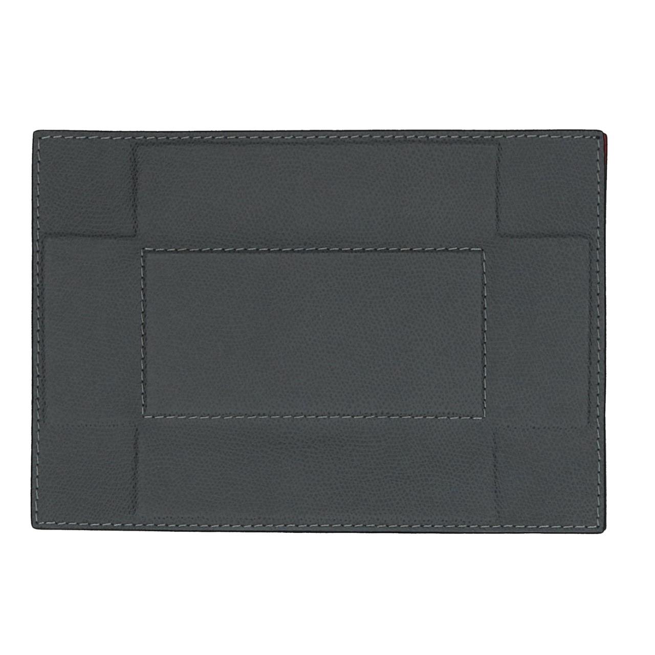 Rectangular Valet Tray small, Golf graphite, Stitching graphite