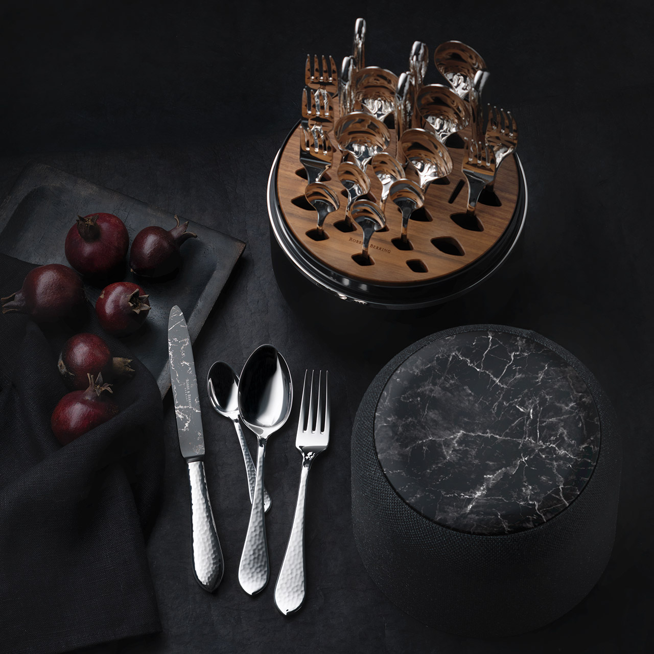 Menübesteck 24-tlg. The Box - Marble Cut