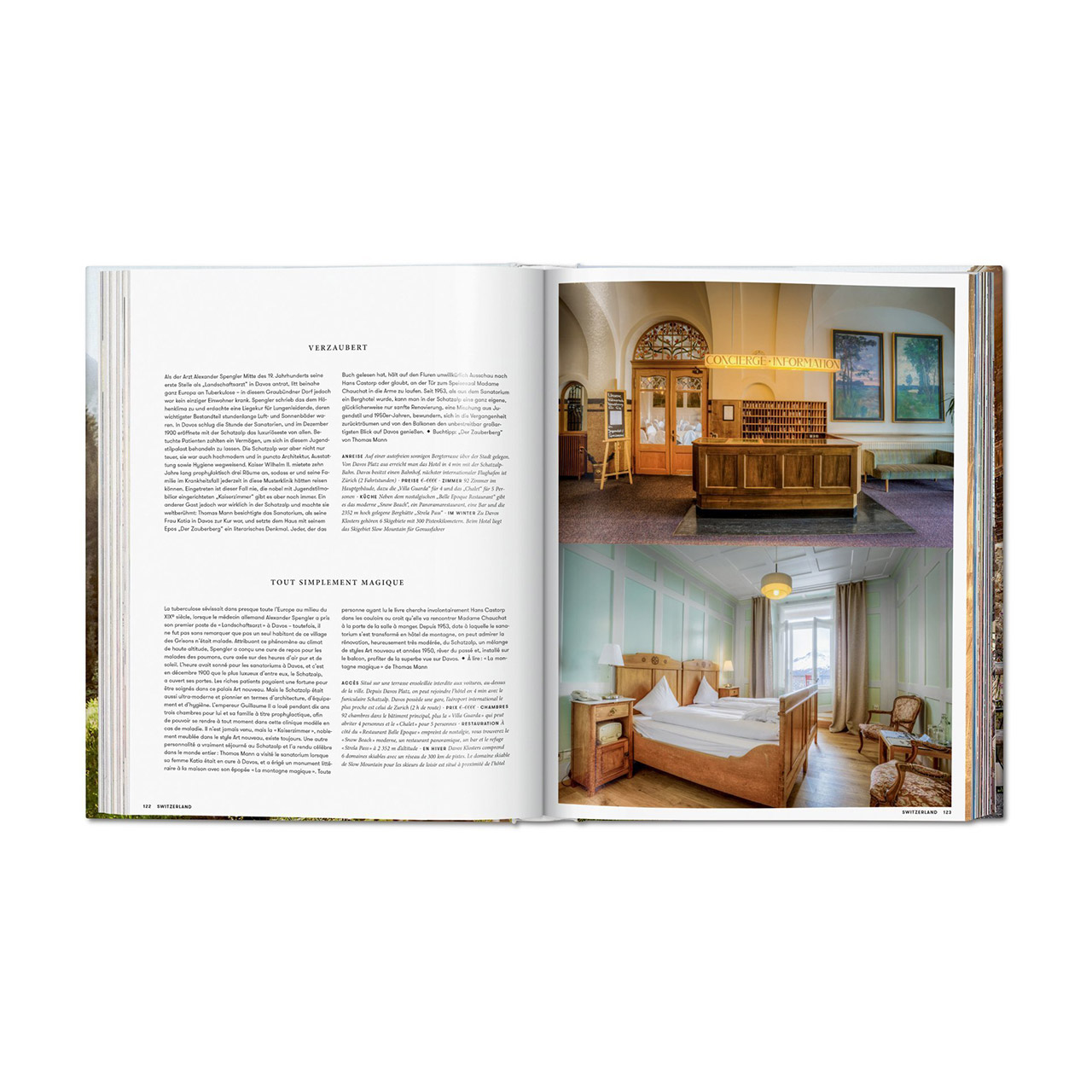 Great Escapes Alps The Hotel Book, Werbung, Plakat, Veröffentlichung, Seite, Innenarchitektur