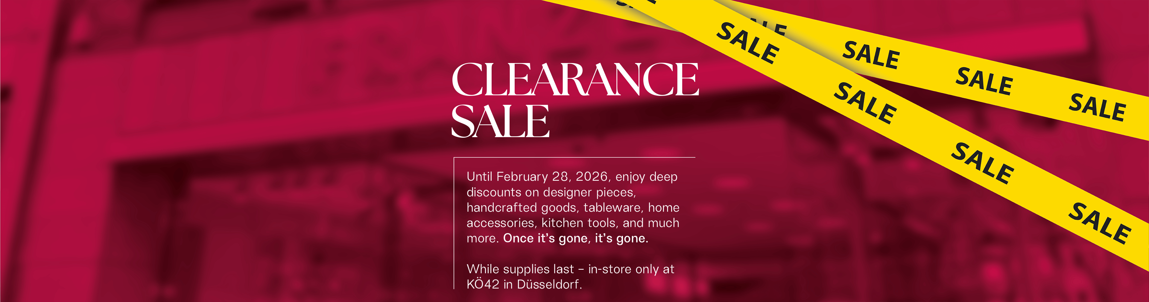 Clearance Sale in Franzen Store KÖ42