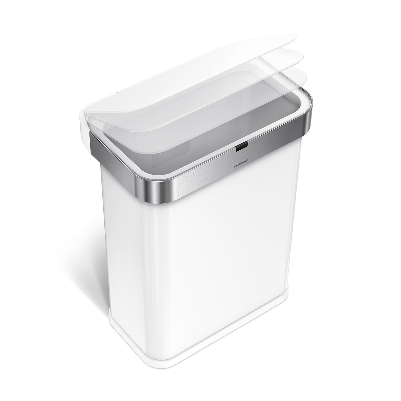 Regangular sensor bin white