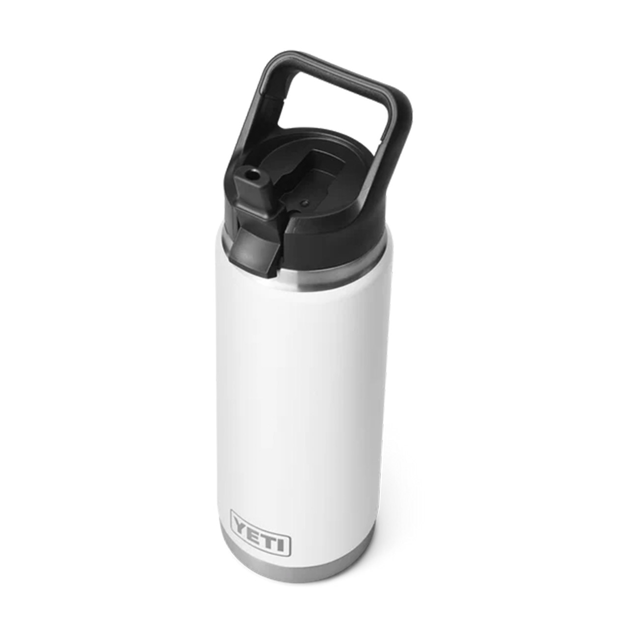 Bottle 0.77 l with straw top white