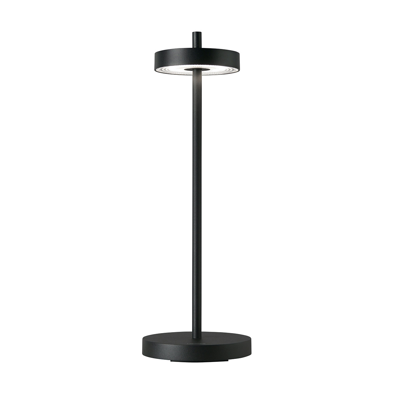 Table lamp LED 34 cm dimmable black, Lampe