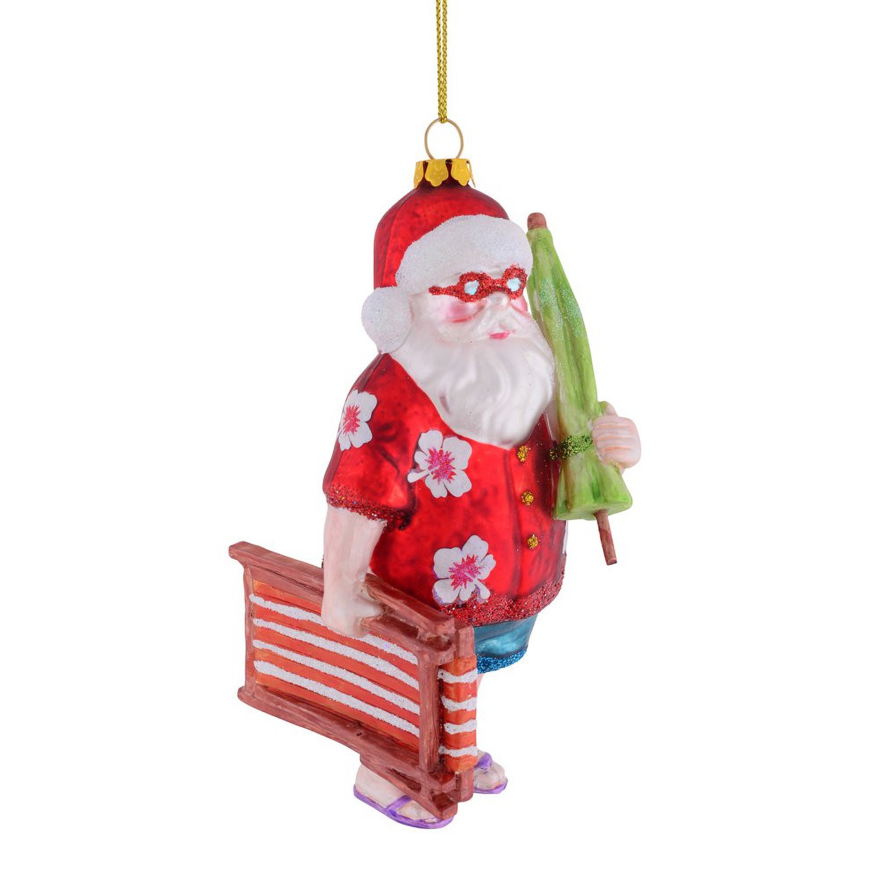 Hanger Santa with Deck chair, Person