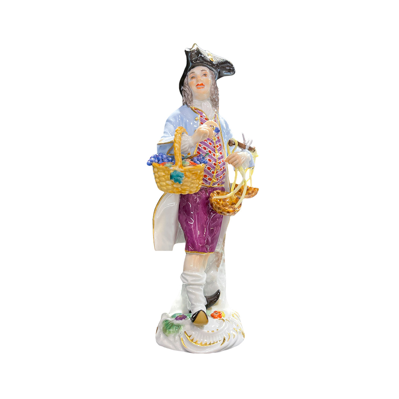 Grape seller, Figur, Person, Kunst, Porzellan, Töpferei