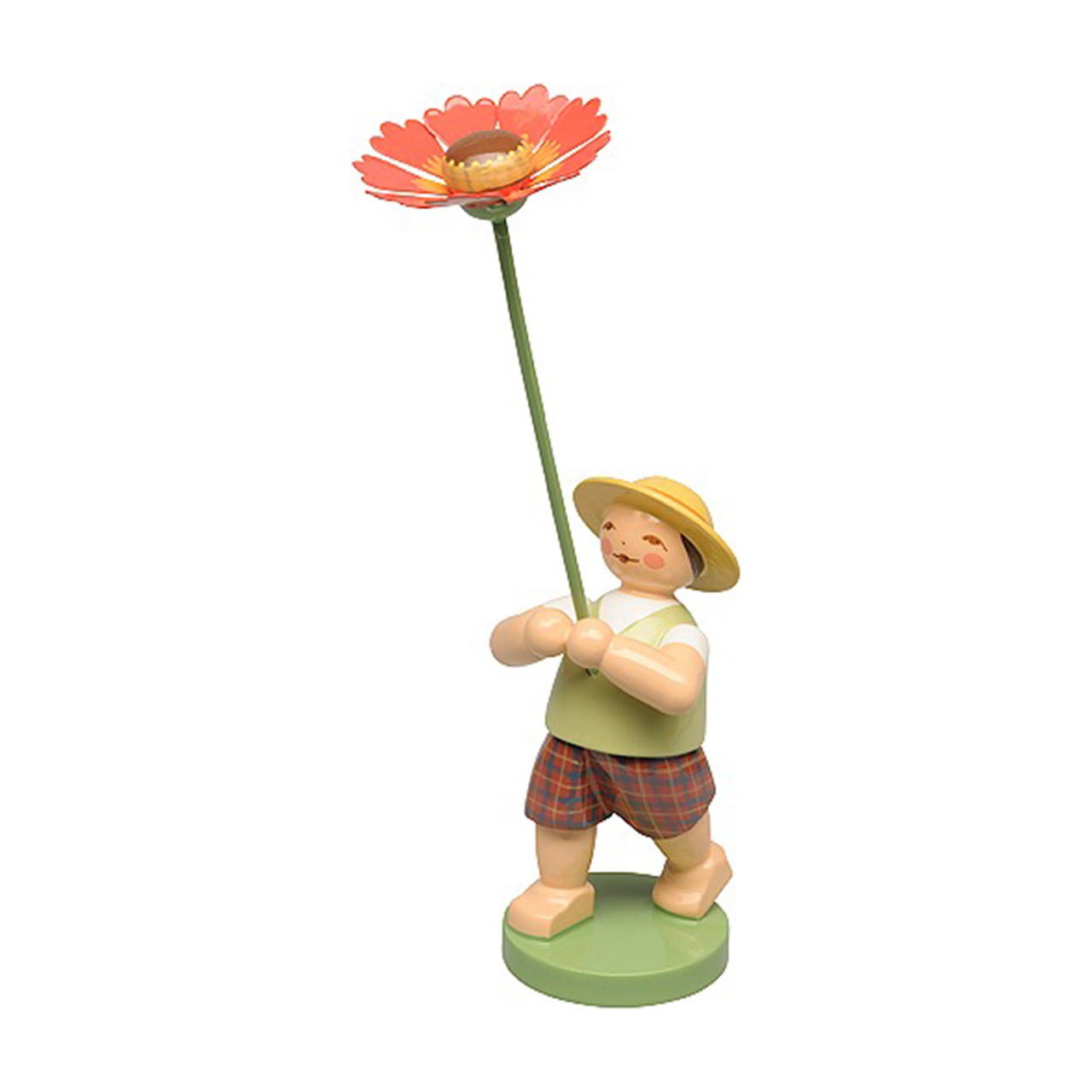 Boy with sunflower, Hut, Baby, Person, Blume, Gesicht