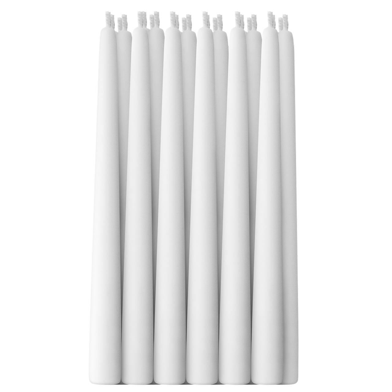Candle set 24 pieces 14.2 cm white, Gardine