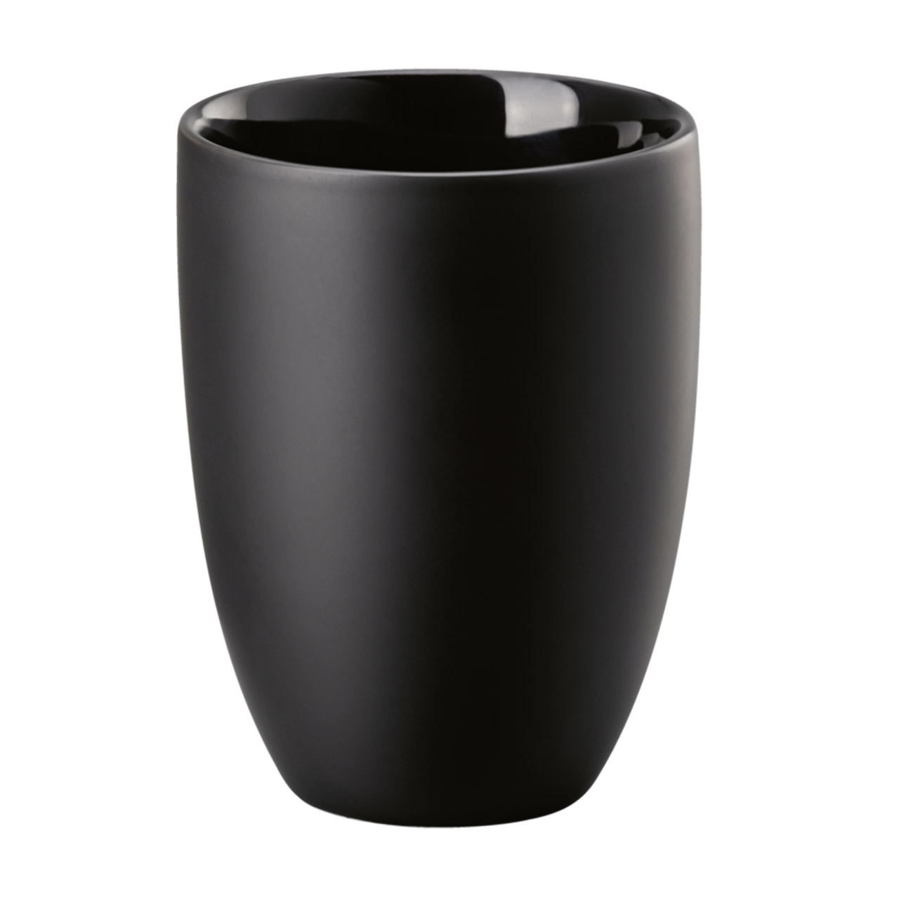 Rosenthal Studio 'the mug+', Becher doppelwandig 0,30 l delicate black, Töpferei, Krug, Tasse, Vase, Schale