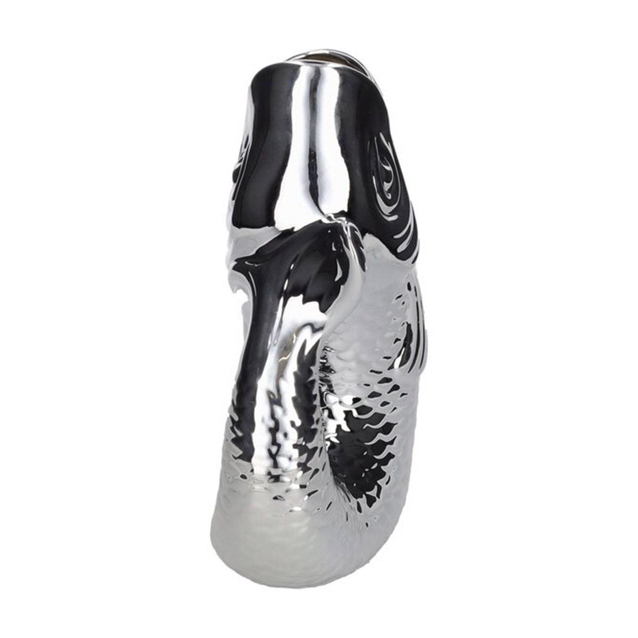 Fish vase L 2.70 l silver, Flasche, Shaker, Kleidung, Schuhwerk, Schuh