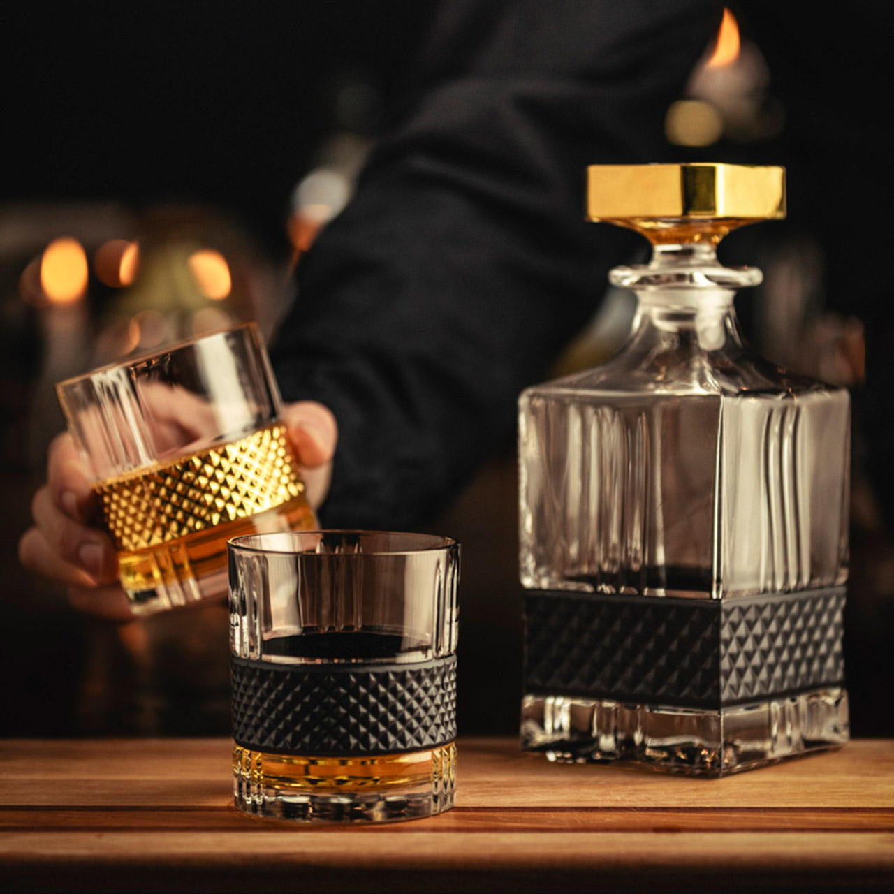 Whisky Set black, Kosmetik, Parfüm, Getränk, Alkohol, Tasse