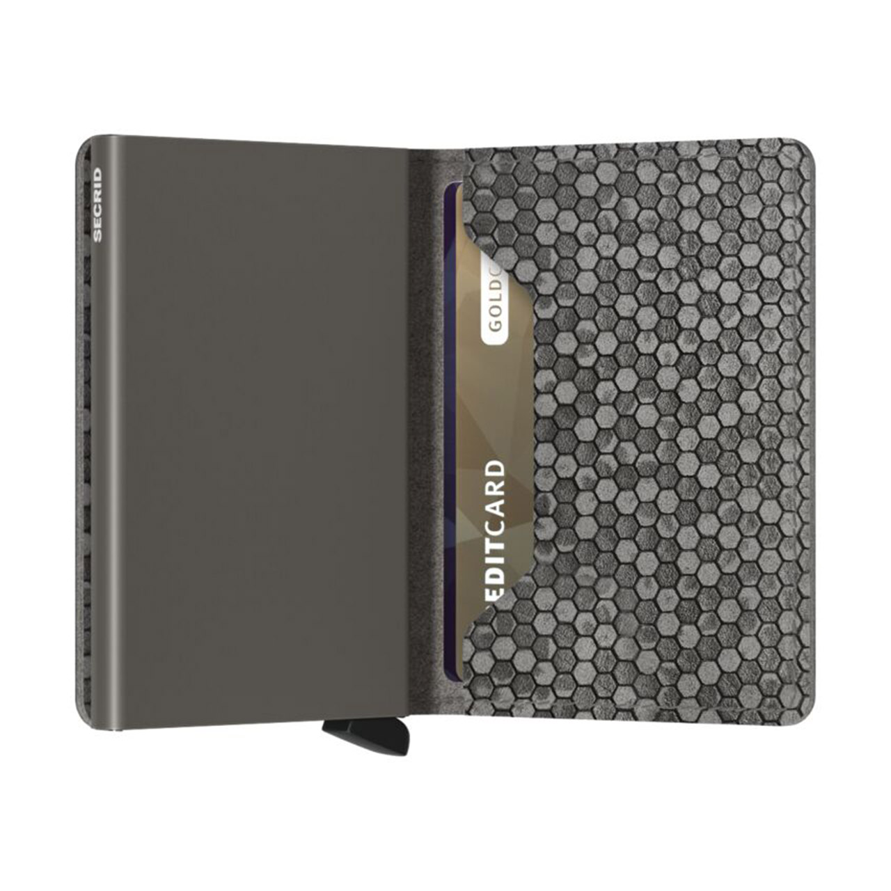 Slimwallet Hexagon grey