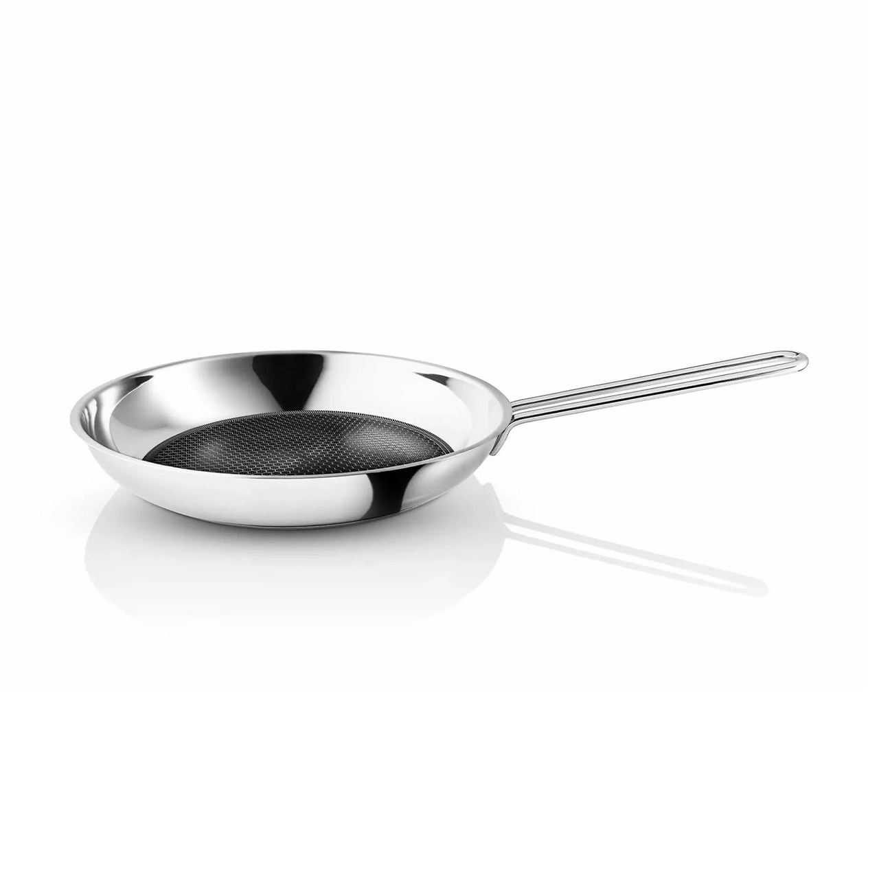 Frying Pan 28 cm stainless steel, Kochtopf, Kochgeschirr, Bratpfanne