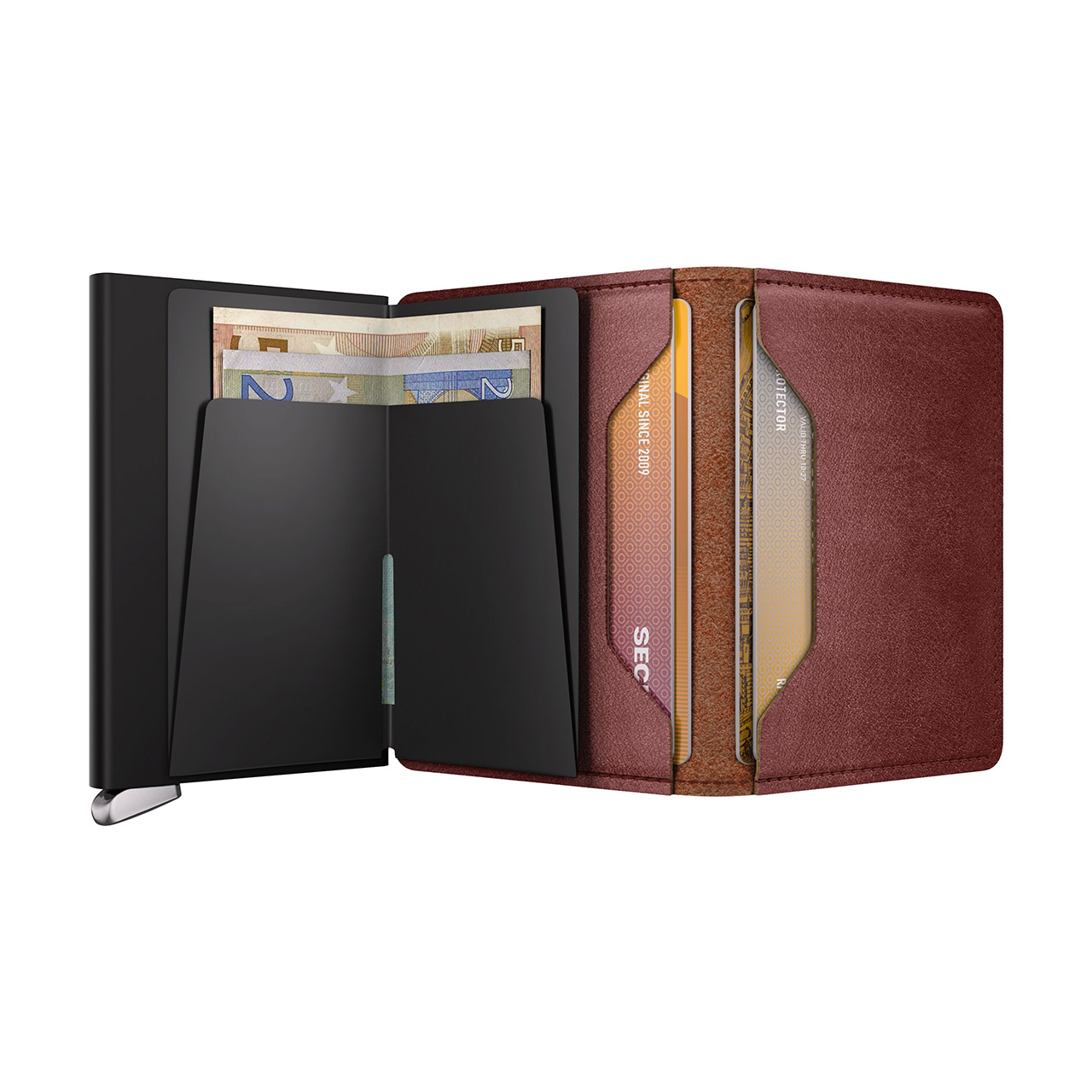 Slimwallet Premium Basco brown, Zubehor