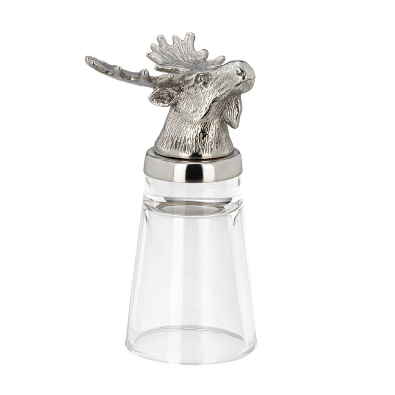 Shot glass Moose 4 cl stainless steel, Krug, Flasche, Glas