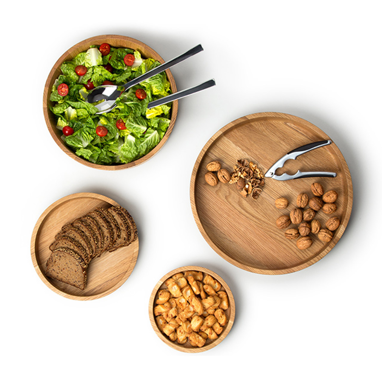 Tray 38x5.4 cm oak, Essen, Präsentation des Essens, Tier, Insekt, Wirbellose