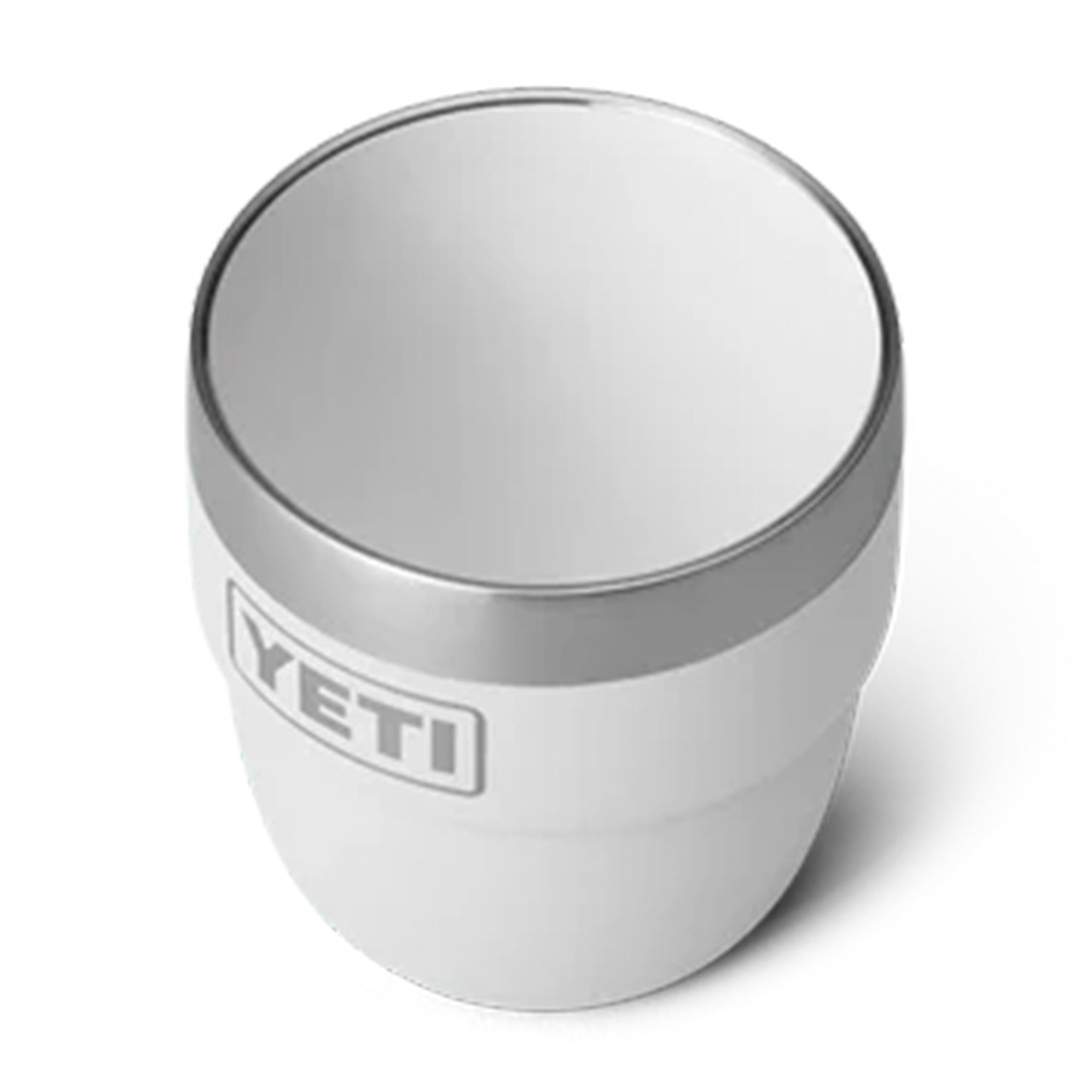 Stackable cups 0.12 l white 2 pieces