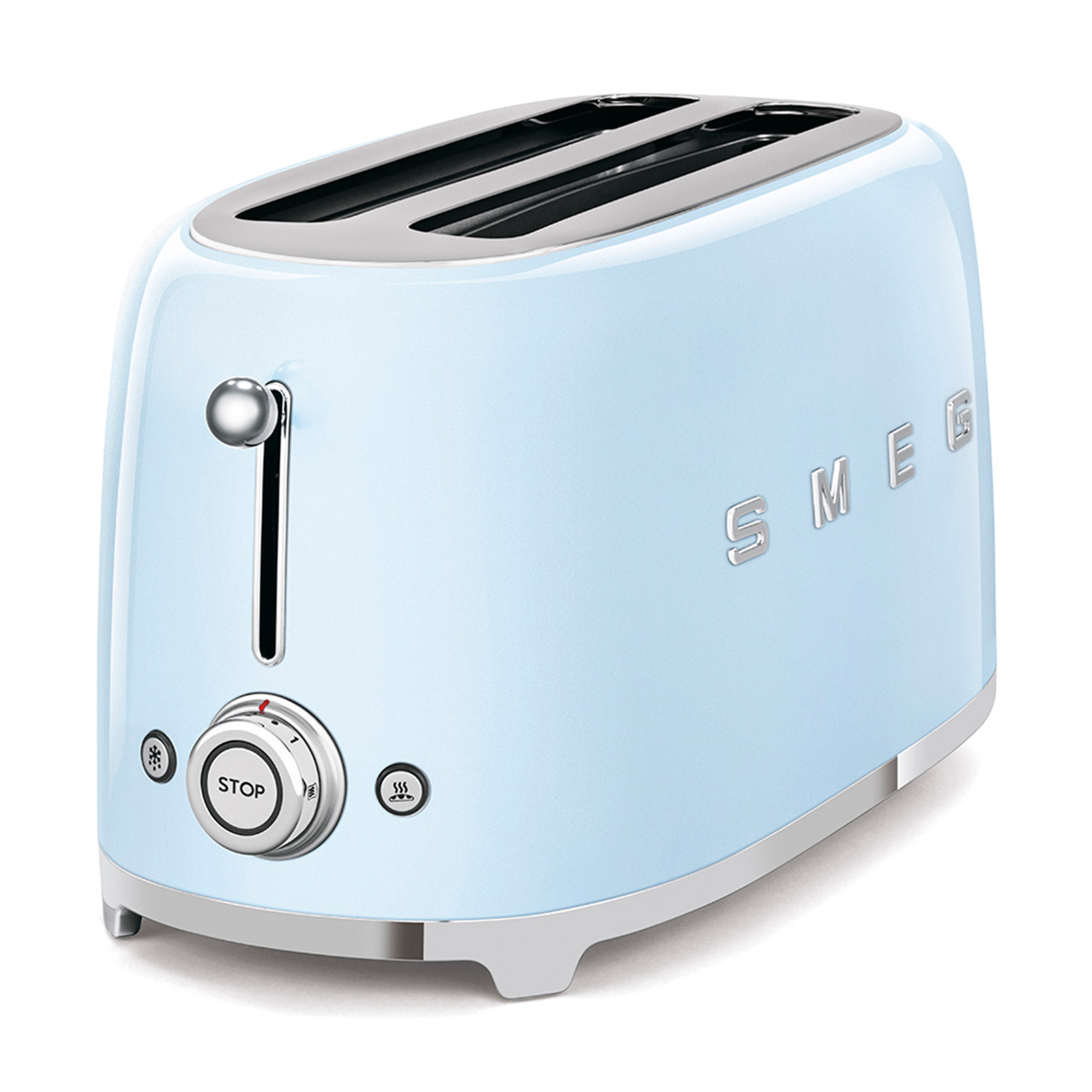 2-Schlitz-Toaster lang pastellblau