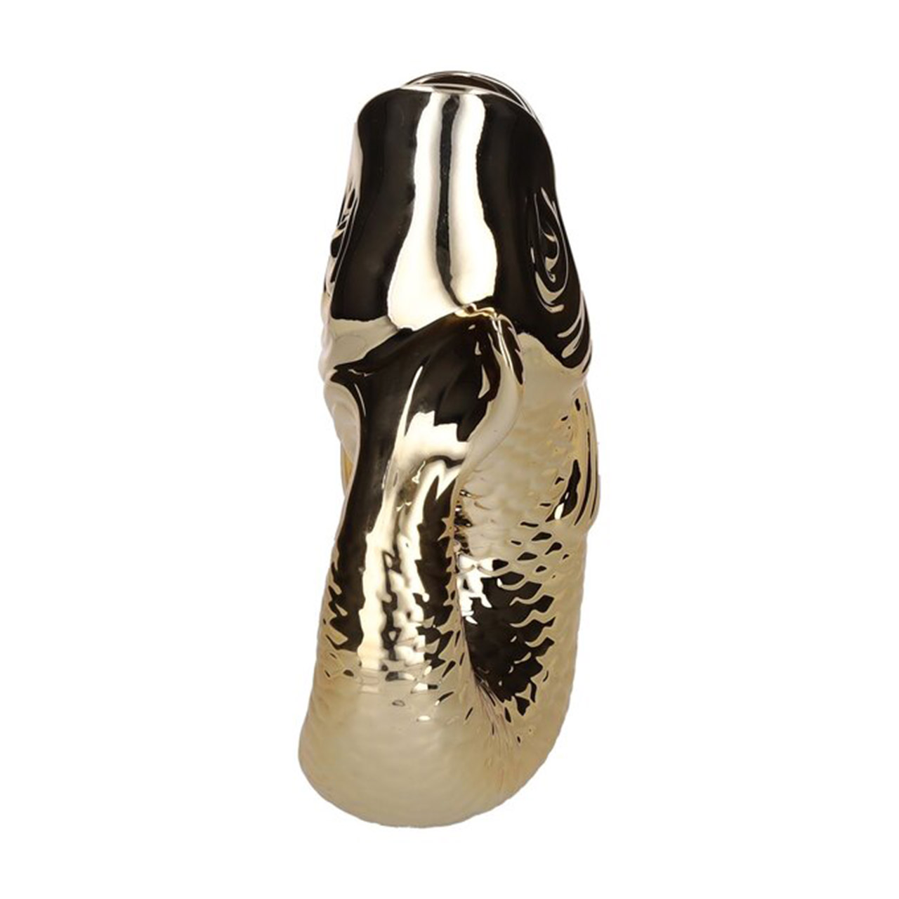 Fish vase L 2.70 l gold, Flasche, Kleidung, Schuhwerk, Schuh