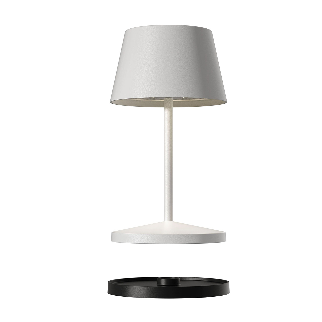 Table lamp LED 20 cm dimmable white, Lampe, Tischlampe, Lampenschirm