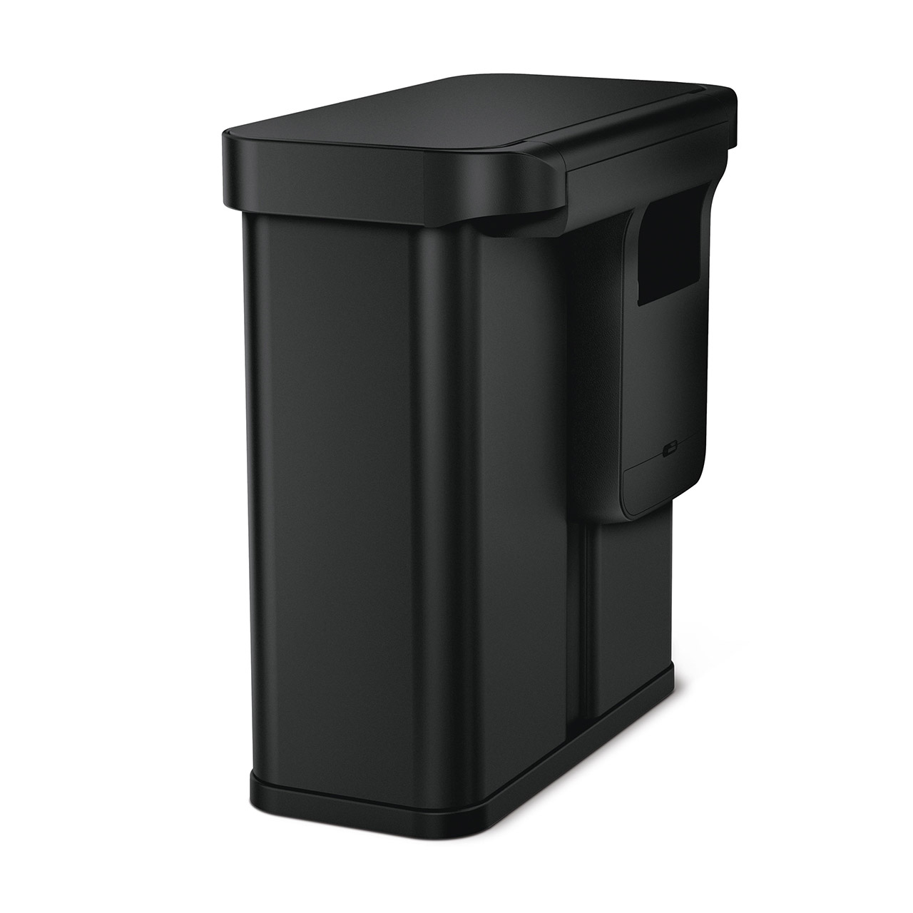 Regangular sensor bin black