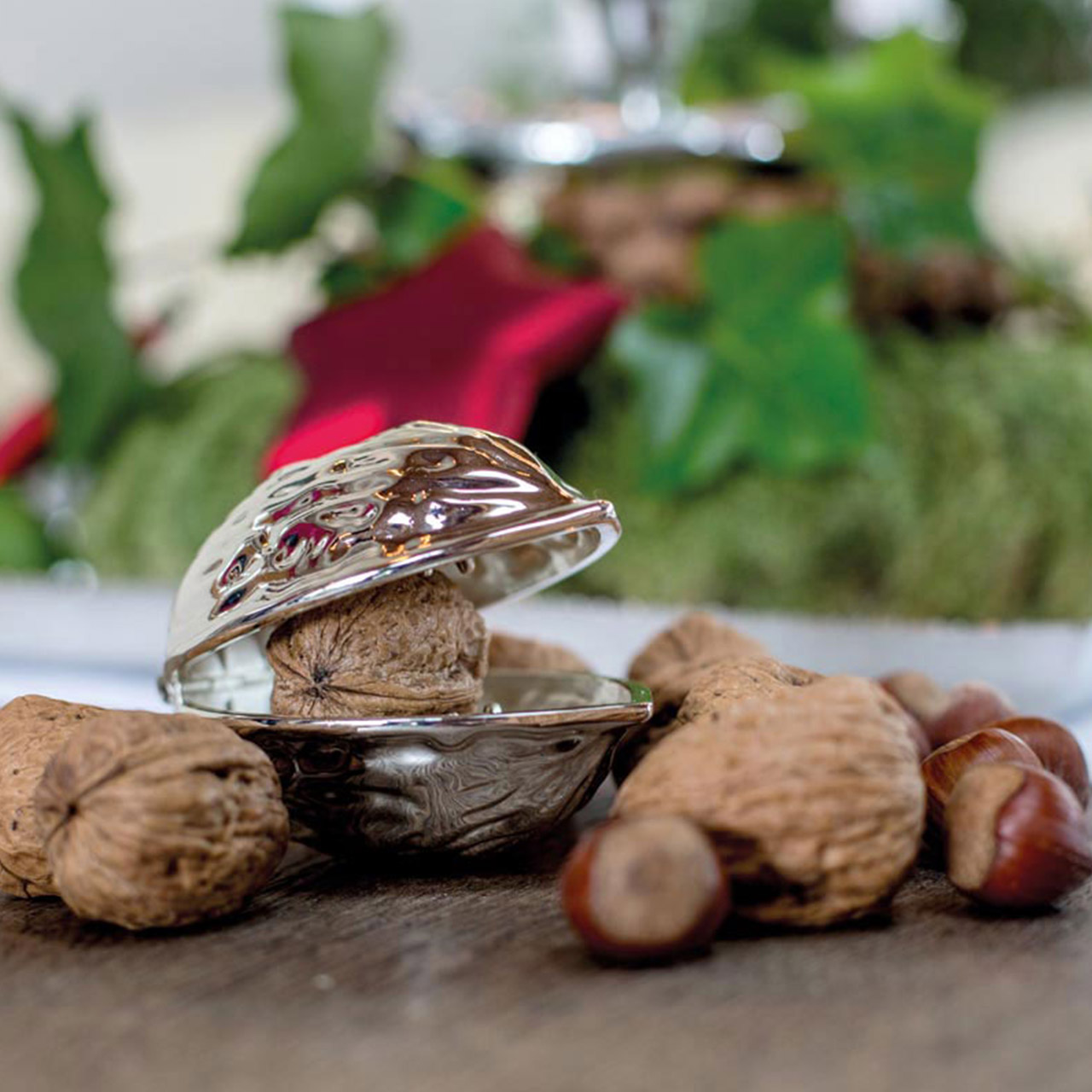 Nutcracker walnut silver-plated , Essen, Nuss, Pflanze, Produzieren, Gemüse