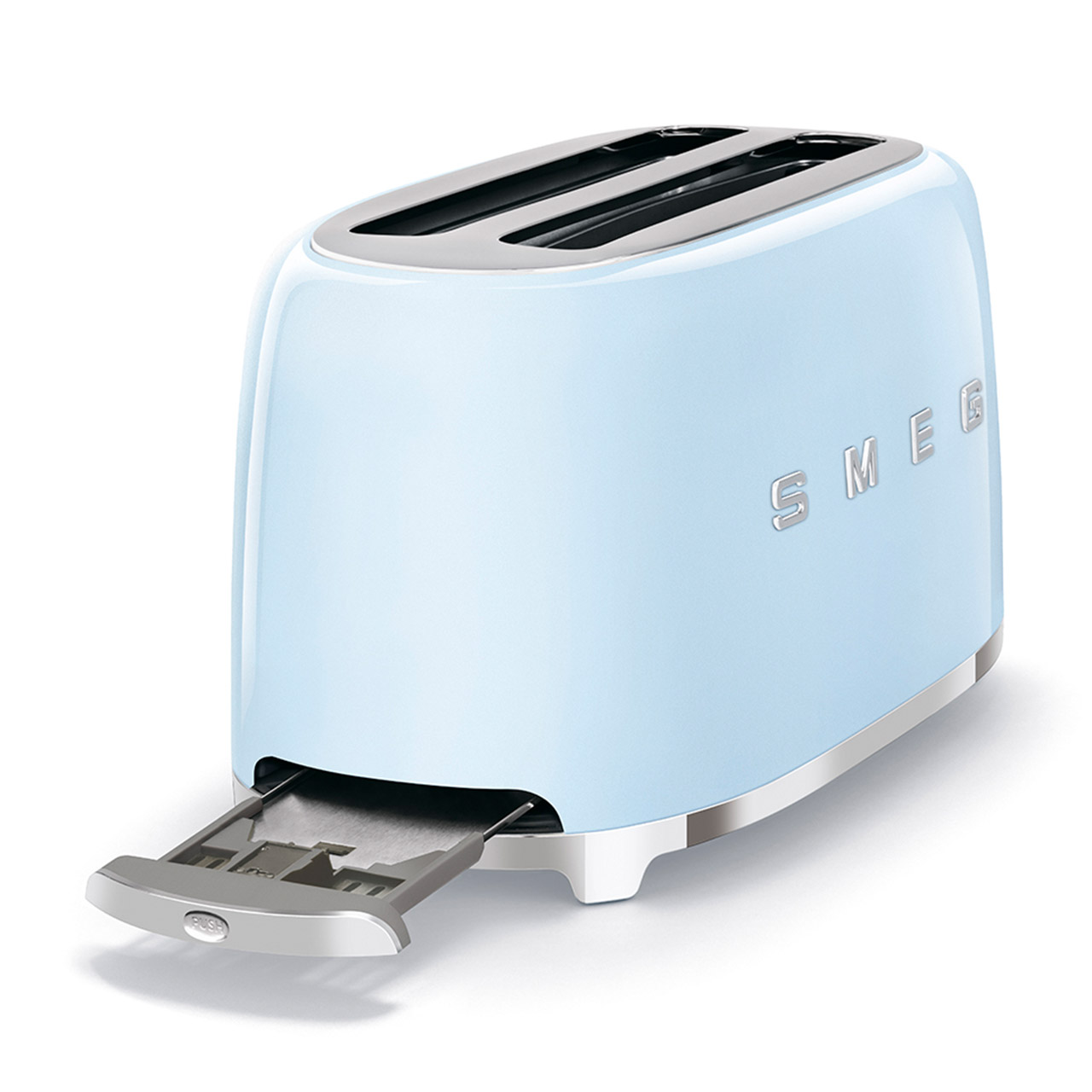 2-Schlitz-Toaster lang pastellblau