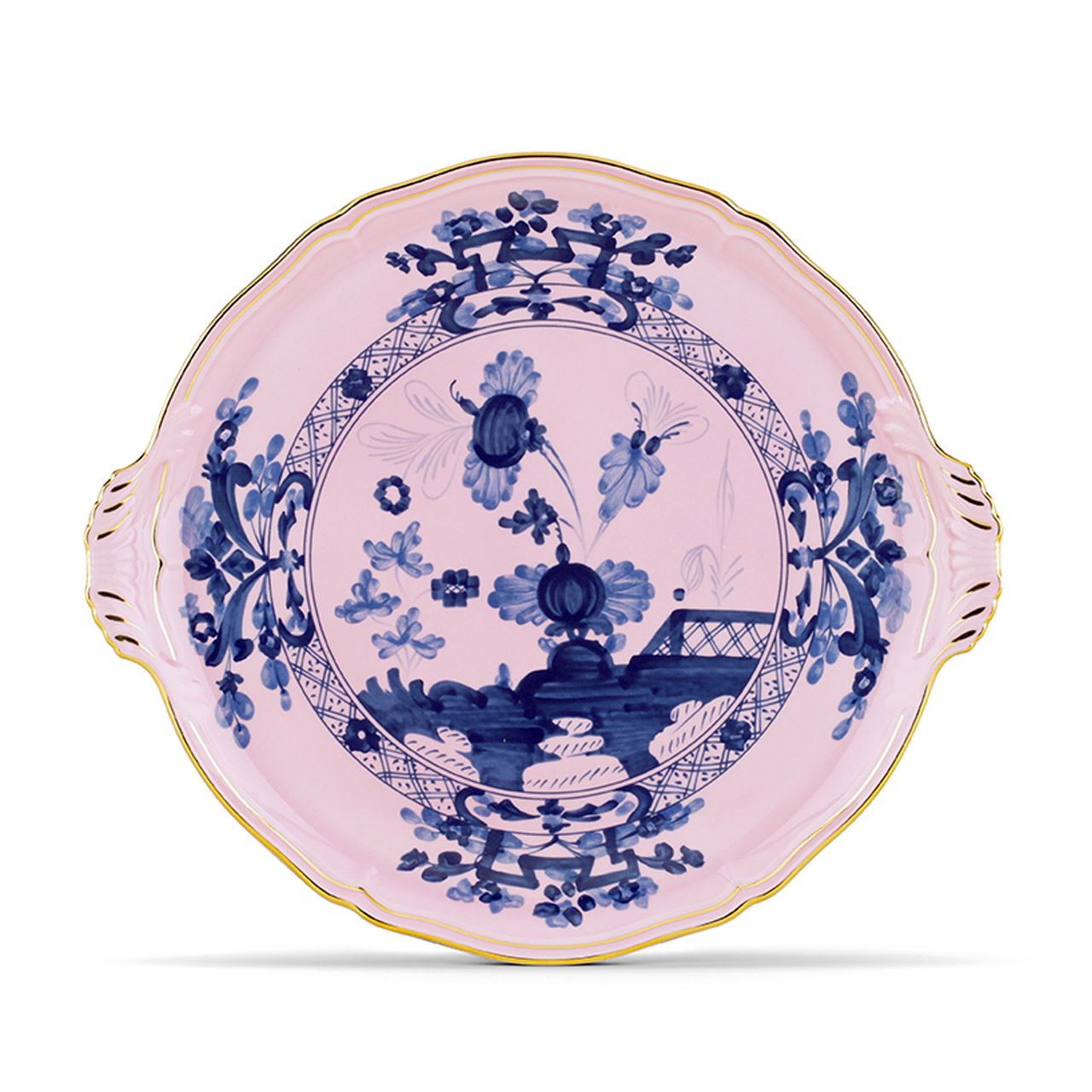 Cake plate 30.5 cm azalea, Kunst, Porzellan, Töpferei, Teller, Mahlzeit