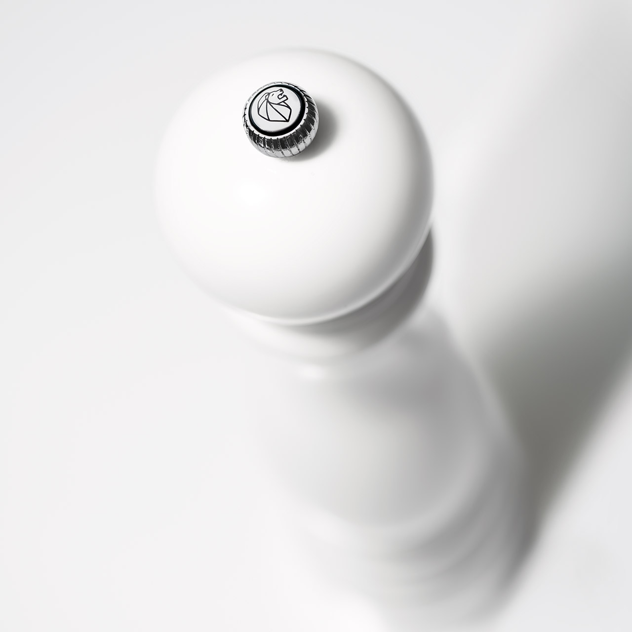 Pepper Mill 30 cm white lacquer, Flasche
