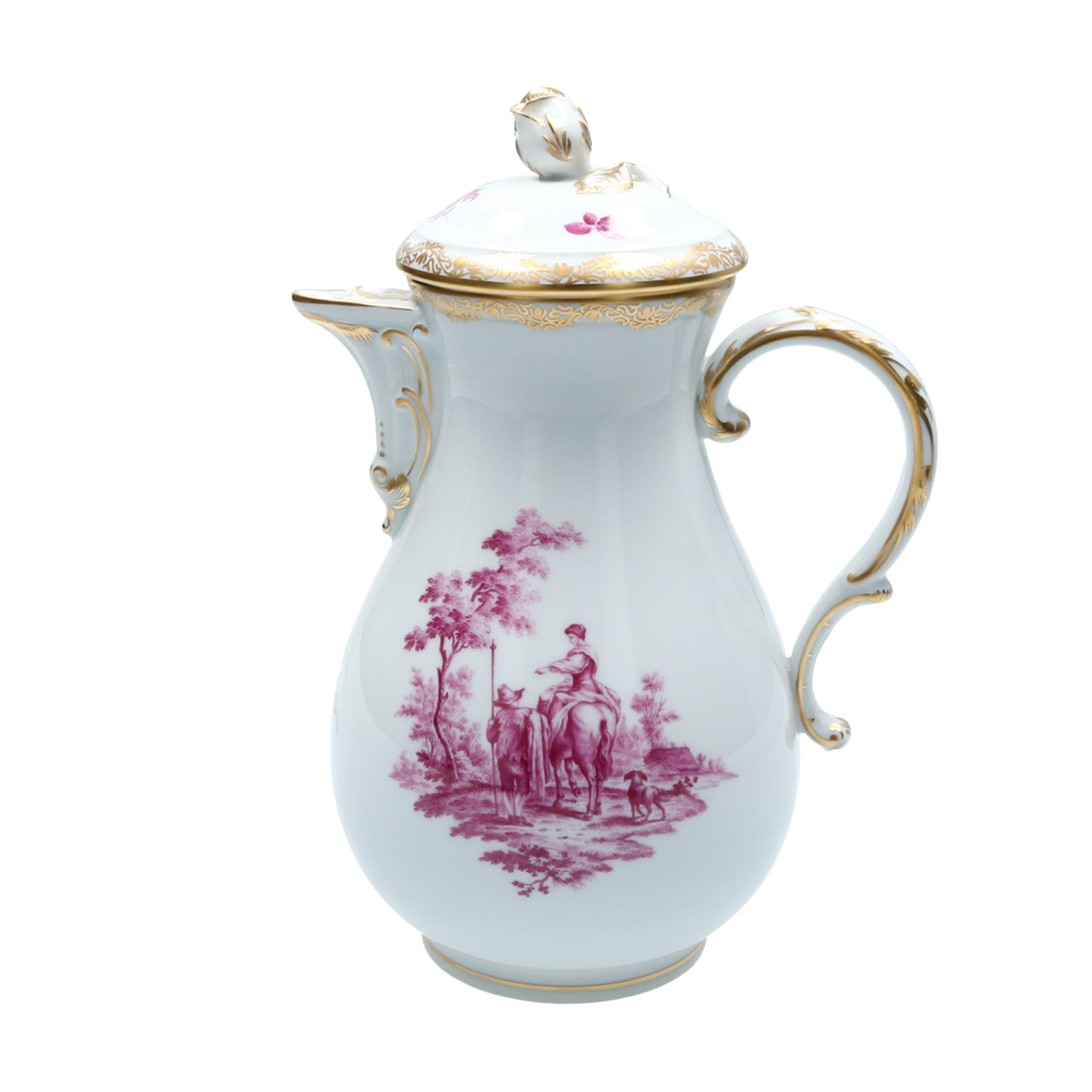 Coffee service for 6 people 22 pieces, Porzellan, Töpferei, Krug, Wasserkrug, Tasse