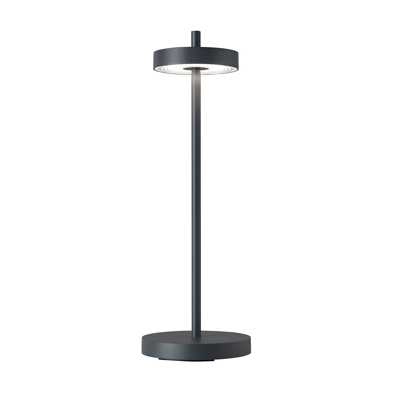 Table lamp LED 34 cm dimmable anthracite, Lampe