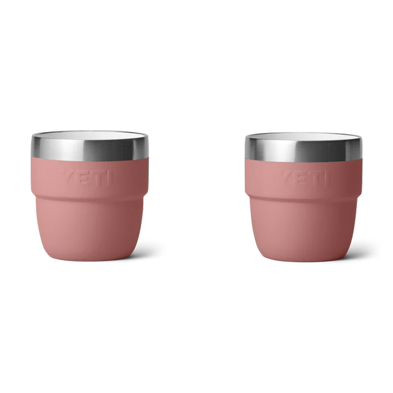 Stackable mug set 0.12 l sandstone pink 2 pieces