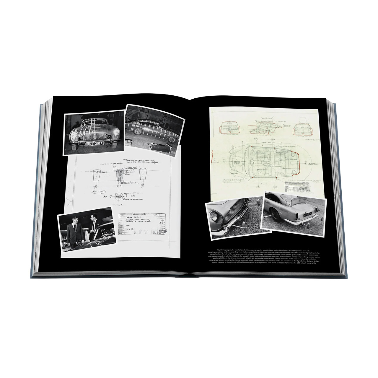 Picture Book James Bond Cars, Seite, Buch, Veröffentlichung, Auto, Person