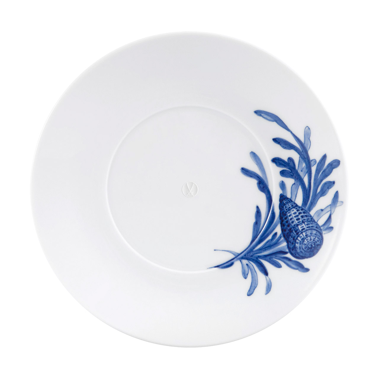 Soup saucer 20 cm motif shell, Kunst, Porzellan, Töpferei, Teller, Untertasse