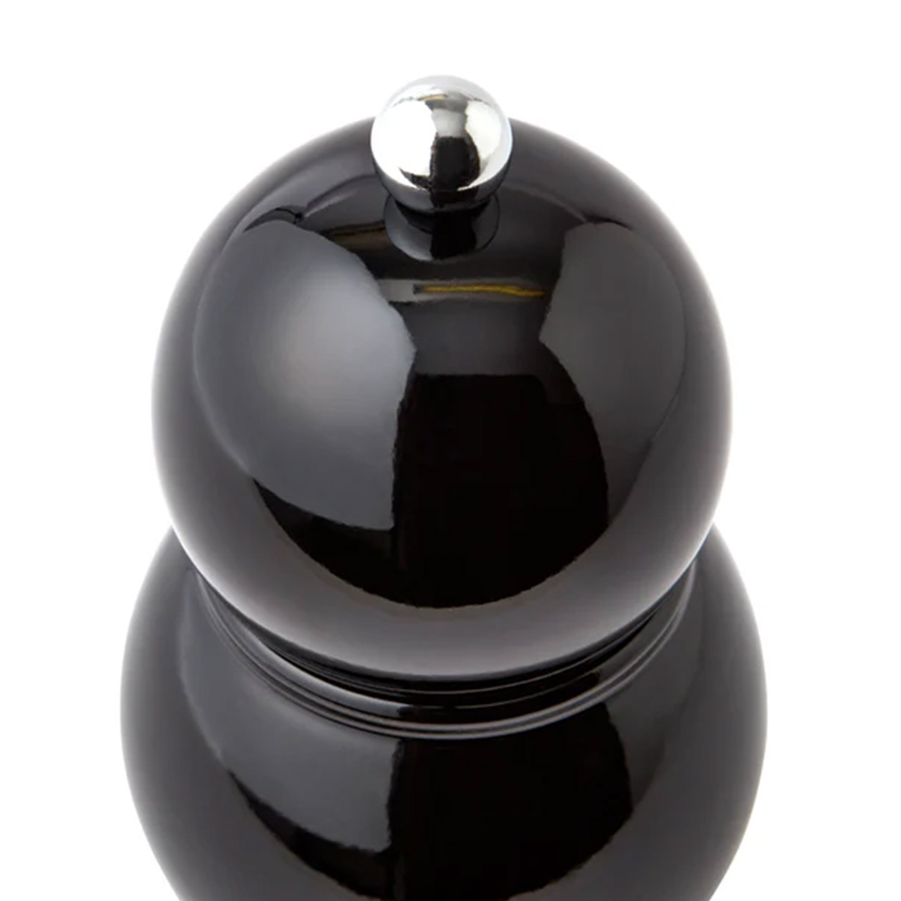 Salt/pepper mill 12 cm black, Krug, Töpferei, Urne