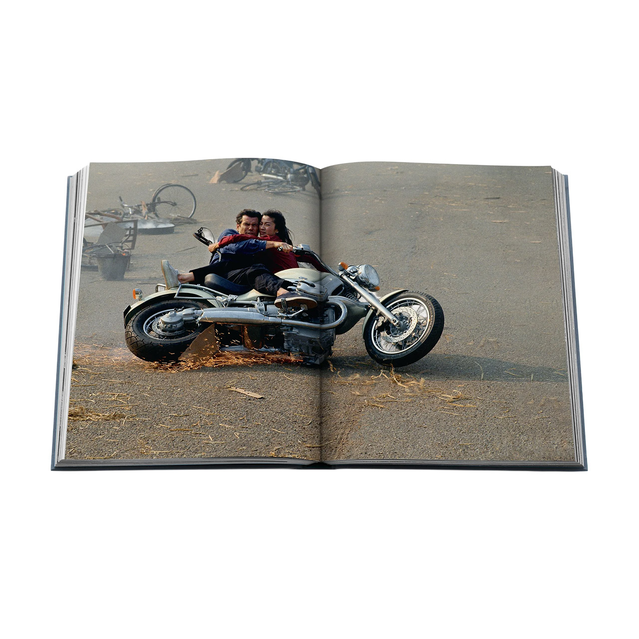 Picture Book James Bond Cars, Motorrad, Fahrzeug, Sprach, Person, Rad