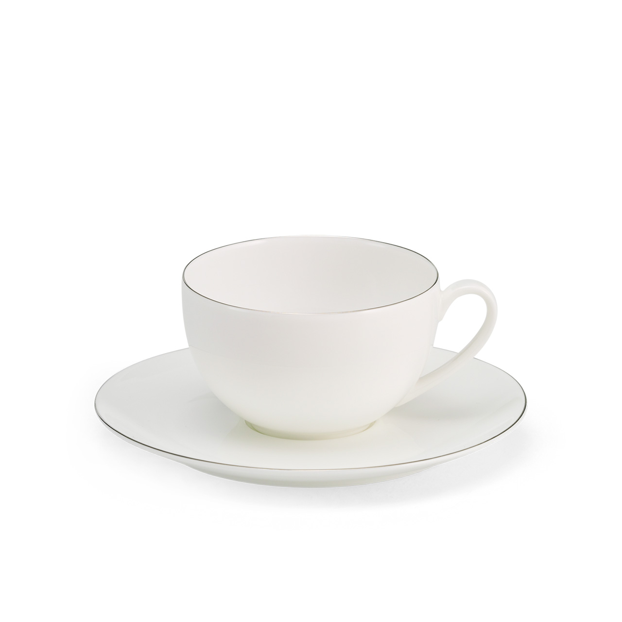 Cafe-au-Lait cup with saucer 0.32 l, Untertasse, Tasse