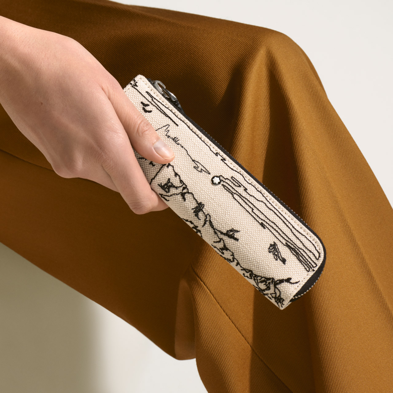 Pen case ivory/black, Zubehor, Geldbörse