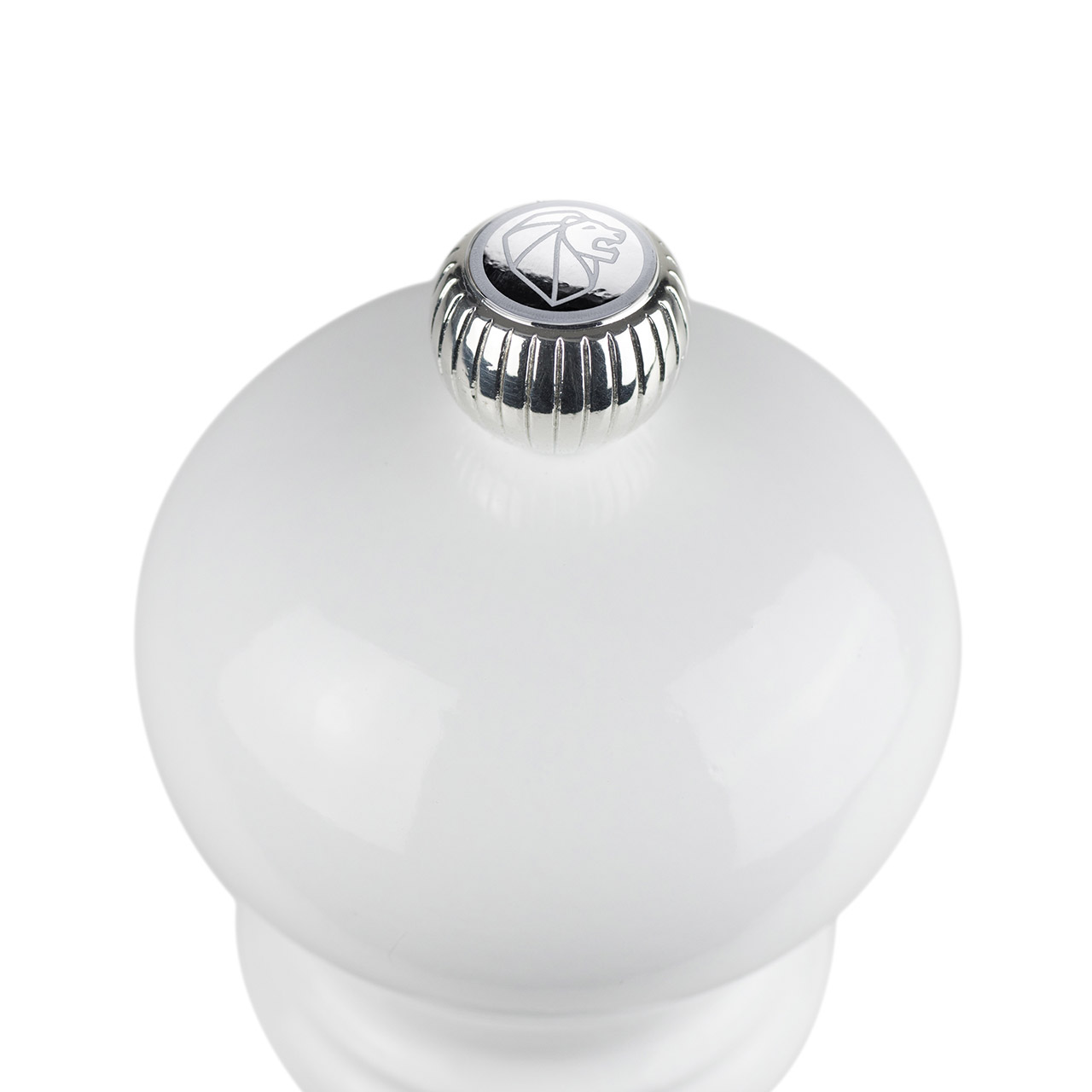 Salt mill 12 cm white lacquered, Licht, Ei, Essen