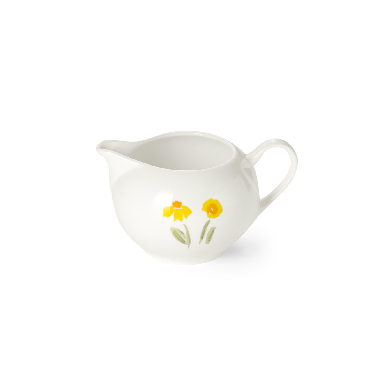 Creamer round 0.30 l yellow, Kanne, Kunst, Porzellan, Töpferei, Schüssel