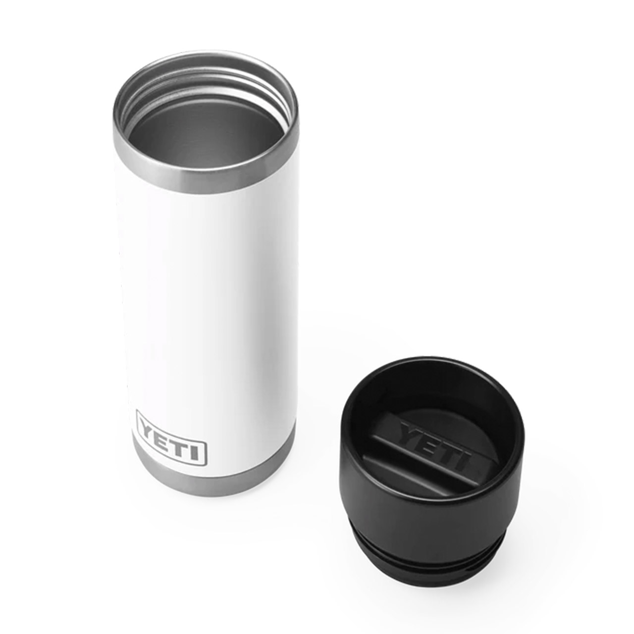 Bottle 0.53 l with Hotshot lid white 
