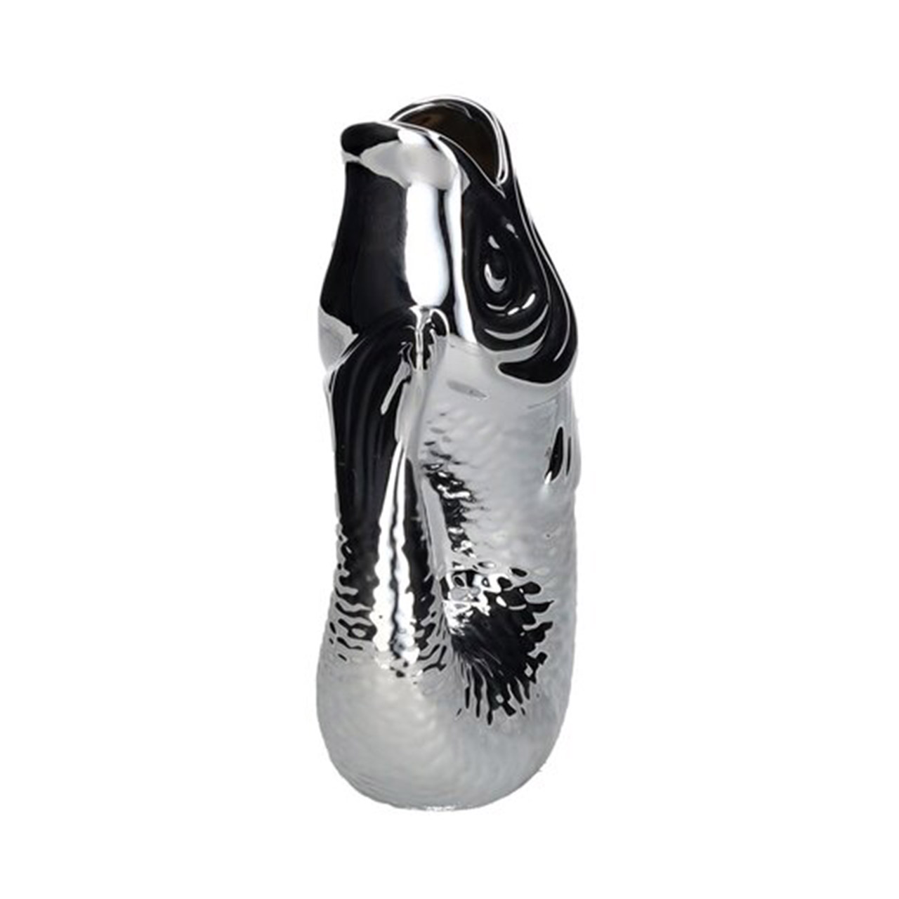 Fish vase S 1.20 l silver, Flasche, Töpferei, Schuh, Glas, Vase
