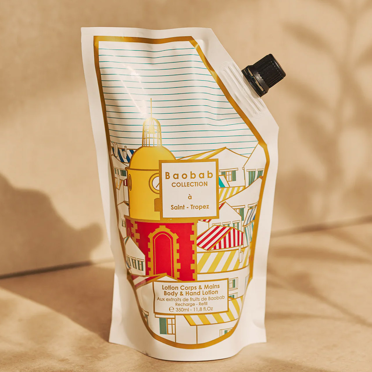 Baobab 'à Saint Tropez', Body & Hand Lotion Nachfüllung 0,35 l, Flasche