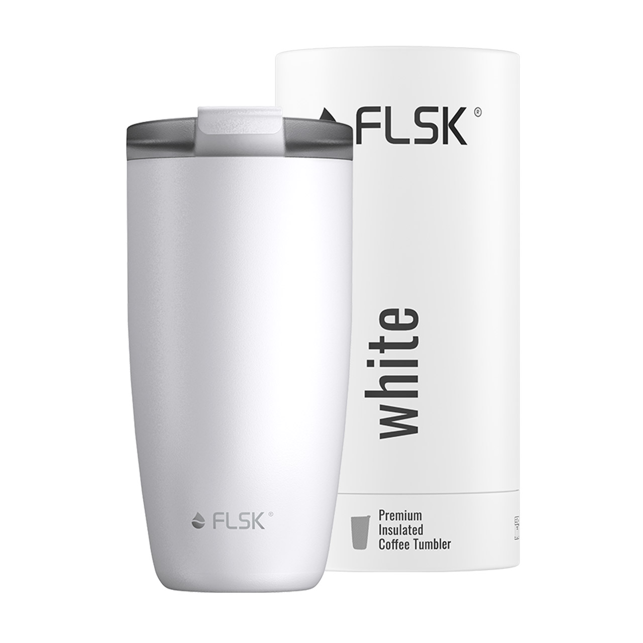 Mug coffee to go 0.50 l white, Flasche, Shaker